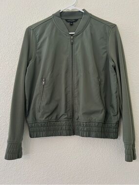 Banana Republic Olive Bomber Jacket